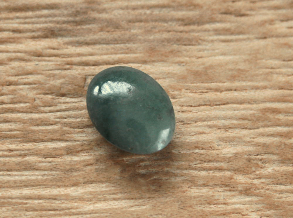 糸魚川青翡翠ルース RU0166 翠雅 作 13.5mm*10.5mm*5mm 糸魚川 青ひすい ルース 魔除け パワーストーン お守り