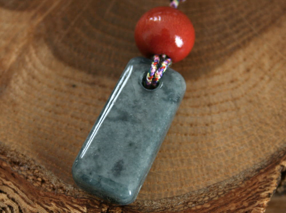 糸魚川青翡翠ストラップ S01668 陽春 作 糸魚川 青ひすい ストラップ お守...