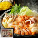 北海道 海鮮キムチ鍋 Bセット (白菜キムチ300g、各種具材) 白菜キムチ100g×3、ボイル海老6尾、ボイル帆立3個、かに入つみれ3個、えび入つみれ3個、と...