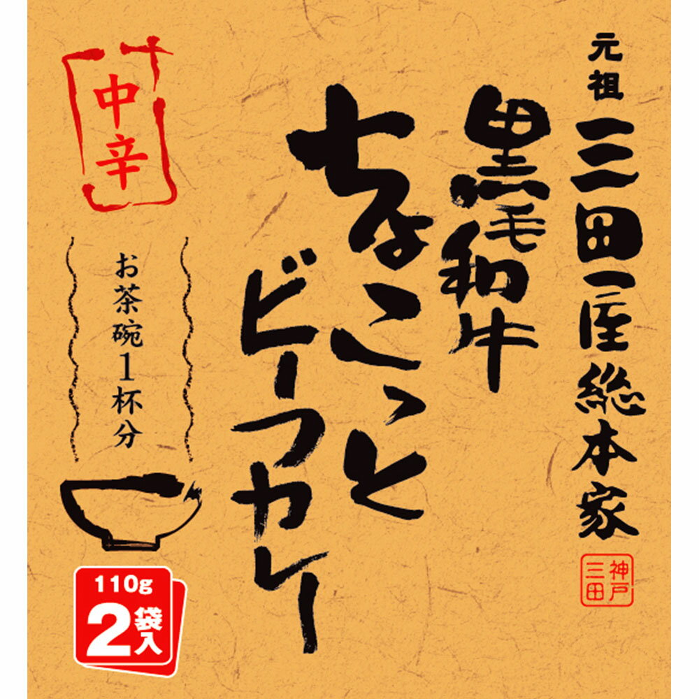 三田屋総本家　黒毛和牛ちょこっとビーフカレー中辛(計40食） ｜ ギフト【 日田天領水 x 雅紅茶 公式店 Luruspot 】