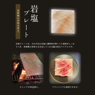 岩塩プレート 1枚 【 常陸鴨 国産 合鴨 鴨肉 国産 合鴨肉 合鴨 鴨ロース ロース もも もも肉 鴨モモ 鴨 カモ 肉 冷凍 焼肉 岩塩 プレート ギフト 高級 贅沢 美味しい おいしい おつまみ 茨城県産 産地直送 】