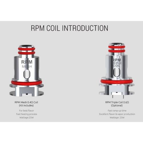 Hitaste JapanのSMOK RPM40 coil 交換コイル 5個入り 電子タバコ｜アングル2