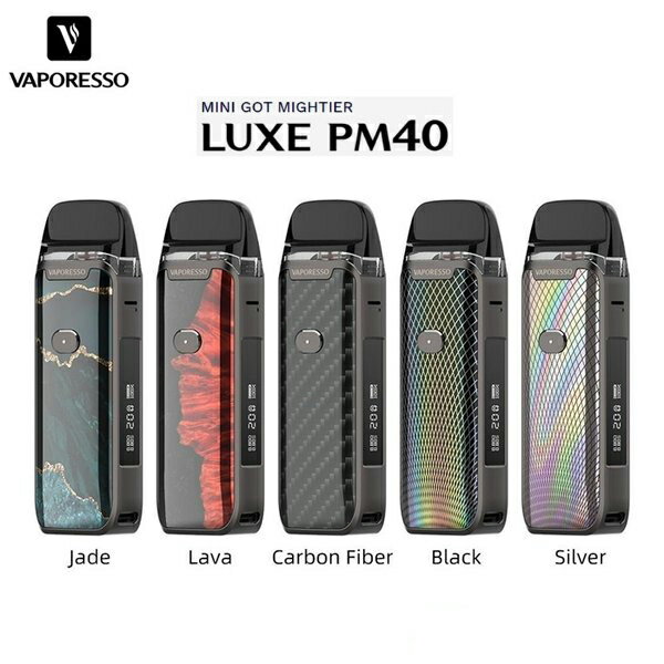 電子タバコ Vaporesso LUXE PM40 pod system kit 20W 1800mAh スターターキット 電子タバコ VAPE