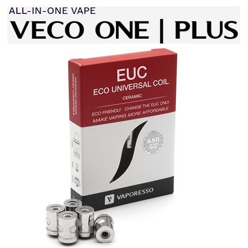 Vaporesso EUC ECO Universal Coil CERAMIC 0.3/0.5Ω ユニバーサル 交換 コイル 5個入り セラミック ベポレッソ バポ…