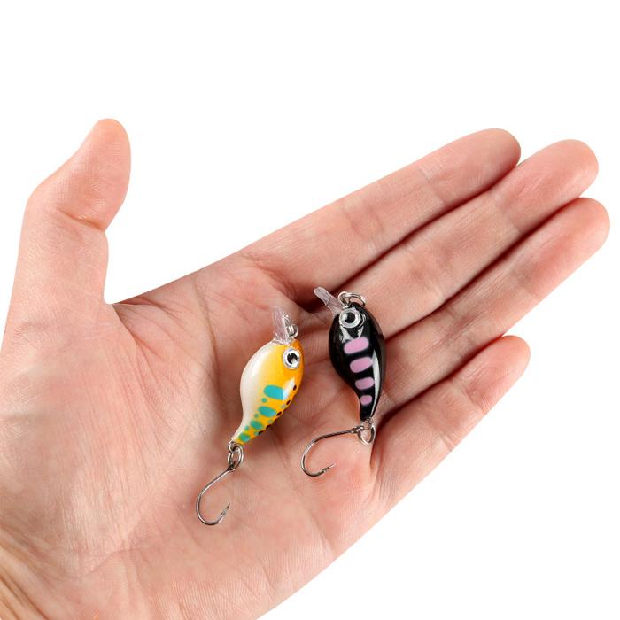 マイクロクランクベイト 8色 セット バーブレス フック 付き 3.6cm 2.1gケース付 ルアー 釣り 釣具 KAIRI hitaste-10001245 Hitaste Japan サンプル画像2