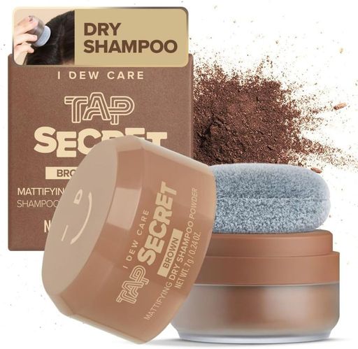 IDEWCARETAPSECRET【アイデュケアタップシークレット】ドライシャンプーパウダー7g(ブラウン)頭皮ケア..
