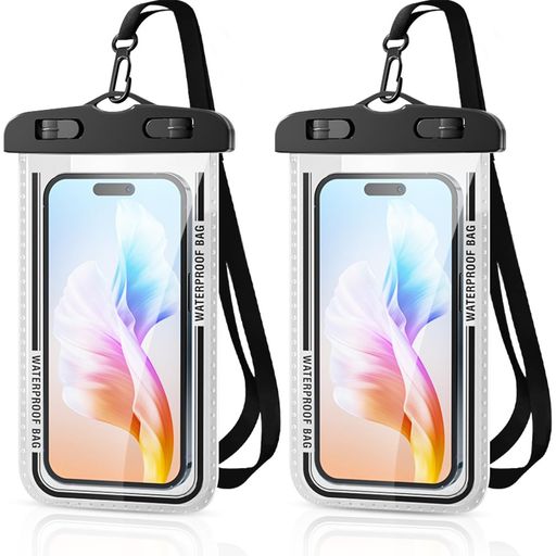 TTERSELY【2枚セットIPX8防水】スマホ防水ケーススマホ防水ケースぼうすいアイフォンスマホ携帯首かけタッチ可能水中・水上で操作でき海プールお風呂水中撮影シュノーケリングスイミン…
