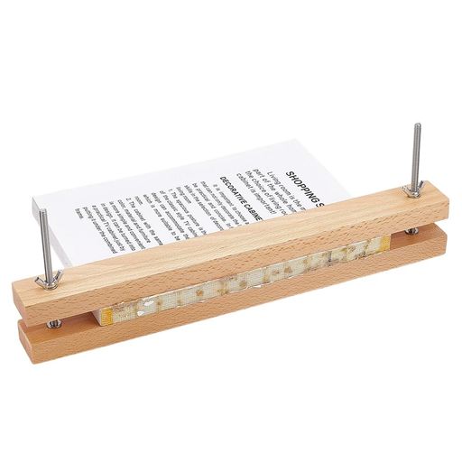 BENECREAT 木製製本機用パーツ 木製製本プレス 製本用 380x38mm フラットペーパープレス機 木製フォームファクター パディングプレス 家庭 学校 オフィス DIY製本用