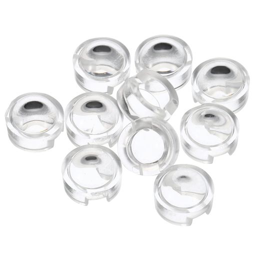 Magnifying Glasses - PATIKIL13mmLED凸レンズ10個90度光線角度アクリルLED光学凸コンデンサレンズ1W3WLEDランプビーズ熱線カメラ用透明