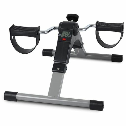 フィットネスバイク静音小型折りたたみ可能エアロバイクスピンバイクミニスピンバイク運動不足解消自宅用お年寄り敬老リハビリニバイク腕脚用トレーニングマシンプレゼント(ブラック)