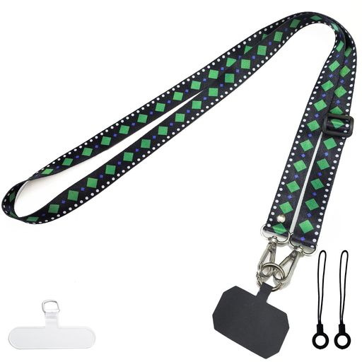 [Oumino]スマホストラップショルダー携帯ストラップスマホiPhone対応ショルダーストラップバッグストラップポーチ肩掛け調節可能極太カメラネックストラップ首掛けおしゃれアウトドア全…