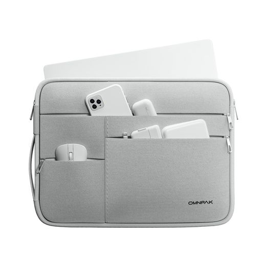 Omnpak360°保護パソコンケース13-14インチMacbookAirM4/M3/M2/M1、MacBookProM4/M3/M2/M1Pro/MaxPCケース手提げカバン撥水表面耐衝撃性ラップトップバッグ