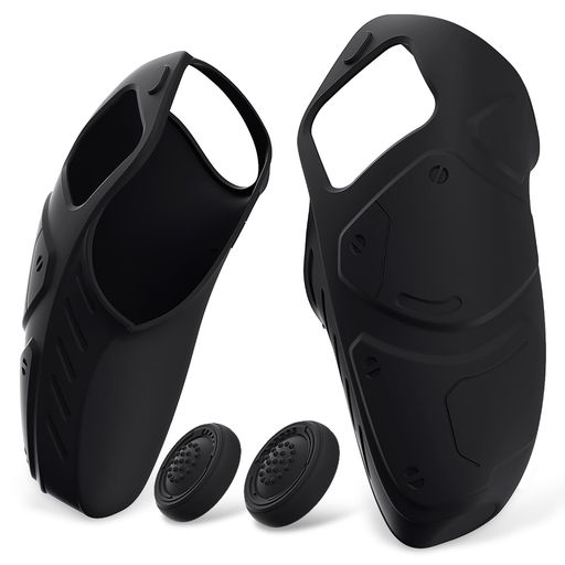 PlayVitalps5コントローラーに対応するカバー、人間工学に基づいたソフトコントローラーシリコングリップ部分だけに対応するケース、ps5コントローラーに対応する親指スティックキャップ…
