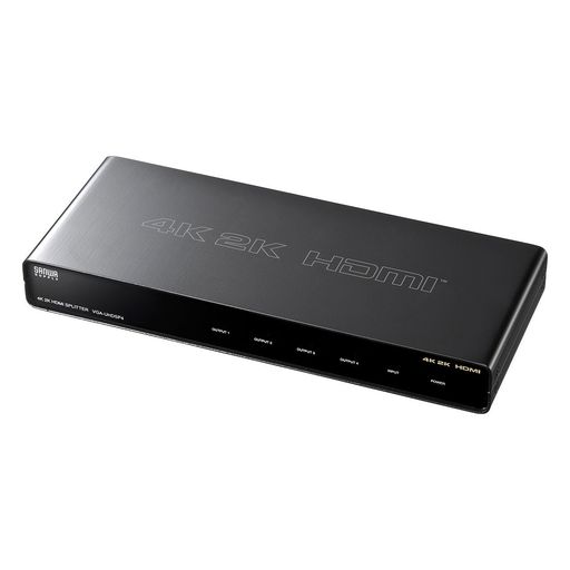 サンワサプライ4K2K対応HDMI分配器(4分配)VGA-UHDSP4