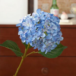 SIAWADEKYアジサイ造花3本セットシルクフラワー夏あじさい初夏枯れない花ロマンチックアートフラワー写真背景撮影道具人工花ギフトお祝い花束