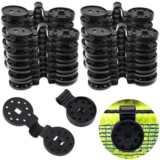 Wopanxyeクリップ防鳥ネット防虫ネット網用クリップ強力日除けシェード固定用クリップ40個入りシェード..