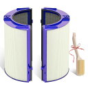 MSHNEダイソン空気清浄機対応交換用フィルター互換品|一体型リサイクルグラスHEPA・活性炭フィルター|対応品番:965432-01/970341-01|交換...