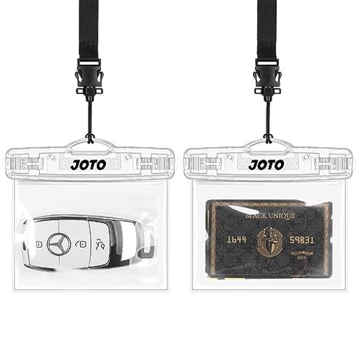 JOTO防水ケース2点電磁キードライバッグ車のキー鍵コイン収納水泳・マリンレジャーに適用-クリスタル JOTO防水ケース2点電磁キードライバッグ車のキー鍵コイン収納水泳・マリンレジャーに適用-クリスタル