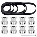 YOUMILE2GTタイミングベルト110MM112MM122MM158MM200MM280MM300MM400MM幅6MM8個5MM20歯タイミングプーリーホ...