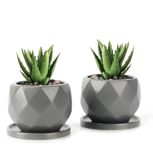 Umlaca植木鉢多肉植物鉢陶器鉢プランター小型底穴ありミニ鉢植えサボテン鉢ミニ植木鉢おしゃれ陶器受け..