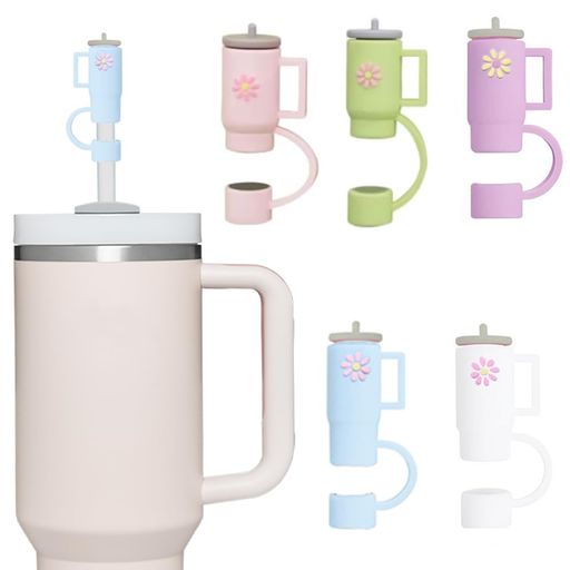 ストローキャップタンブラーStanleyスタンレコップ用防塵チップシリコンカバーかわいいチップ蓋ストロ..