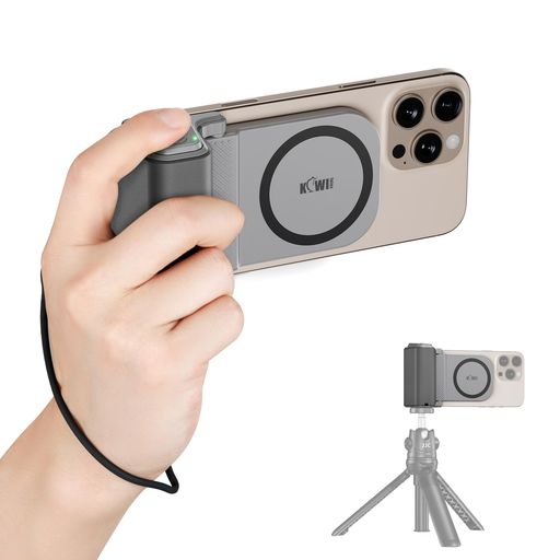 KIWIFOTOSアップグレード版スマホグリップMAGSAFE対応スマホホルダースマホスタンド自撮り用より良いグリップ感ワイヤレスリモコン付き1/4ネジ穴付きIPHONE16151413ANDROID自撮り棒三脚に対応 KIWIFOTOSアップグレード版スマホグリップMAGSAFE対応スマホホルダースマホスタンド自撮り用より良いグリップ感ワイヤレスリモコン付き1/4ネジ穴付きIPHONE16151413ANDROID自撮り棒三脚に対応