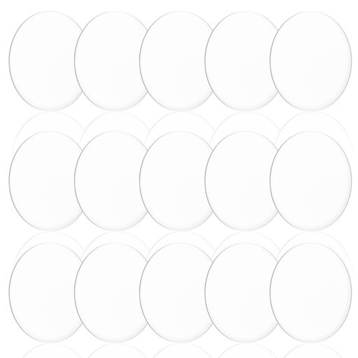 ziyue透明アクリル板15枚直径150mmアクリルプレート円形看板インテリア標本展示撮影台手工芸DIY装飾置..