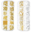 ネイルパーツスタッズ金属パーツネイルスタッズYesmart星月丸メタルパーツゴールドシルバーネイルアートデコパーツスタッズパーツYES122