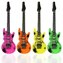 誕生日飾り付けセットバルーン風船ギターバルーン子供用楽器玩具知育玩具おもちゃ誕生日プレゼントかわいい写真用撮影用ミニギターデコレーション4個セット