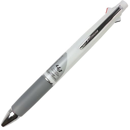 【ジェットストリーム】クセになるなめらかな書き味/超・低摩擦 ジェットストリームインク搭載! ノック式 / シャープ消しゴム付 ビジネスからカジュアルまで幅広くお使いいだだける、幅広い色相をカバーする軸色のラインアップ ボール径:0.7mm インク色:黒、赤、青、緑 芯径:0.5mm サイズ:軸径 直径13.7x厚さ18.5x全長148.8mm