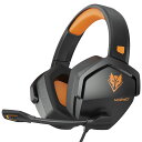 NUBWON16ゲーミングヘッドセットxboxヘッドセットノイズキャンセリングマイク付き3.5mm有線ゲーミングヘッドホンミュート機能付き、サラウンドサウンド、伸縮可能ゲーミングヘッドホン