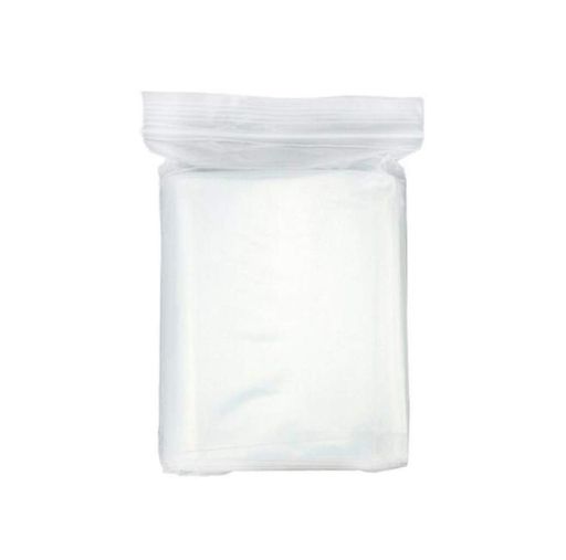 HJポリ袋密封チャック付き収納バッグビニールバッグ小分け透明封筒クリア厚型撥水食品保存0.2mm100枚セ..