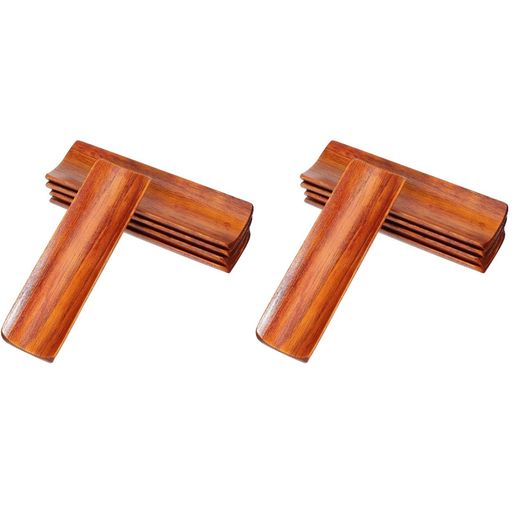 Lurroseおしぼりトレイ10枚セットおしぼり置き箸置き木製小物置き小物収納トレイタオル置き来客食卓喫..