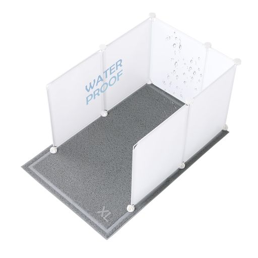 MEEXPAWS特大猫トイレボックス囲い&スプラッシュガード68.6x50.8cm|猫ガード&ペットガード柵|大型猫用..