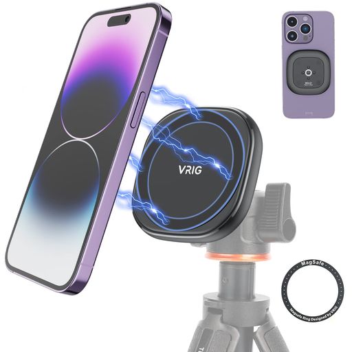 VRIGMG-01スマホホルダー三脚MAGSAFE三脚マウント磁気マグネット式1/4インチネジ穴超強力磁力三脚用アクセサリーPHONE14/13/12また他のANDROIDスマホに対応磁気リング付き VRIGMG-01スマホホルダー三脚MAGSAFE三脚マウント磁気マグネット式1/4インチネジ穴超強力磁力三脚用アクセサリーPHONE14/13/12また他のANDROIDスマホに対応磁気リング付き