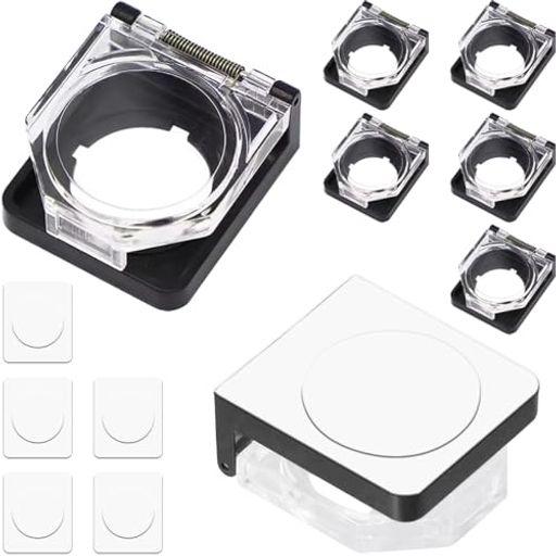 DAOKAI電源スイッチカバー22mm防塵安全スイッチプロテクター誤タッチ防止デスクトップパソコンPCデスク..