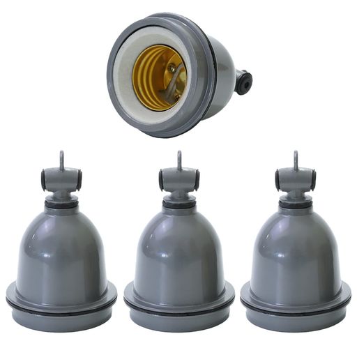 E39電球ソケットE39口金E39シャンデリア口金大型ペンダントライトソケットセラミック口金金属本体高温に耐える傘型カパー応対ワイドレンジLEDヘッドLED高天井E39電球ソケット(4)