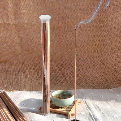 ULTECHNOVO10個線香入れチューブ線香樽携帯用香筒ガラス試験管キャニスタークリアポータブルお箱透明ア..