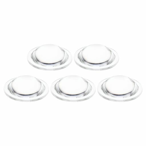 PATIKIL直径45mm高さ14.5mm平凸レンズ5個アクリルLED光学凸コンデンサレンズLED懐中電灯自転車ヘッドラ..