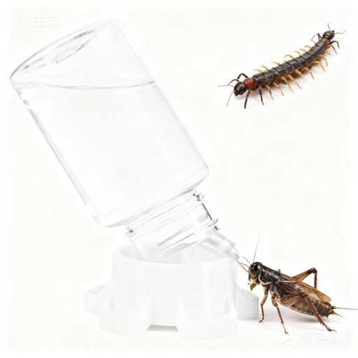 ibaseniceアリ給水器3d設計給水器100ml小型ペット用多角度給水4ポート搭載爬虫類昆虫向けコオロギクモ..