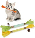 LUPAPA猫噛むおもちゃ猫歯ぎしり棒またたびの木またたびトイ噛むスティック歯磨き天然安全肥満解消ペットおもちゃ猫遊び用(3本入り)(4)