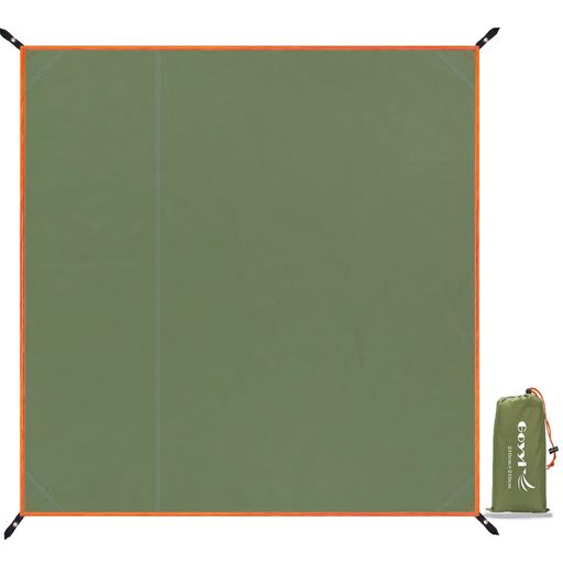 GOYYIテントシート防水グランドシートレジャーシート【90/145/180/210/240/270/300cm】両面防水耐水圧3000mm雨除け日除け紫外線カット折り畳み軽量収納バッグ付きアウトドアキャンプ登山