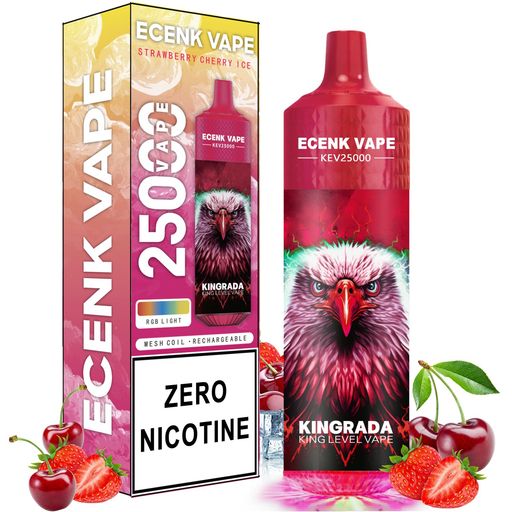 ECENK VAPE 電子タバコ シーシャ VAPE 15,000回吸引可能 充電式 ニコチンなし ター...