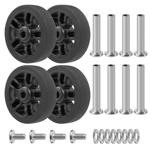 スーツケースキャスター4個セット車輪補修用タイヤ取替えホイール修理キャスター交換タイヤ取り付け簡単交換用車輪(直径55mm)