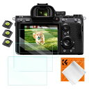 K&F CONCEPT ガラスフィルム (3枚セット)対応 A9 A7III A7R II 7II 7S II A9II 高透率 9H強化ガラス 耐衝撃 飛散防止 自动吸着カメラ用保護フィルム スクリーンプロテクター カメラ用アクセサリー(2)