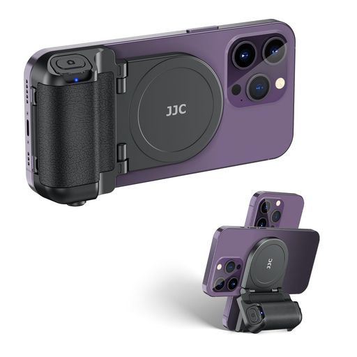 JJC磁気MAGSAFEスマホグリップスマホホルダースマホスタンドワイヤレスリモコン付きスマートフォンホルダー自撮りグリップ1/4”ネジ穴付き一脚三脚自撮り棒IPHONE1615141312ANDROIDに対応 JJC磁気MAGSAFEスマホグリップスマホホルダースマホスタンドワイヤレスリモコン付きスマートフォンホルダー自撮りグリップ1/4”ネジ穴付き一脚三脚自撮り棒IPHONE1615141312ANDROIDに対応
