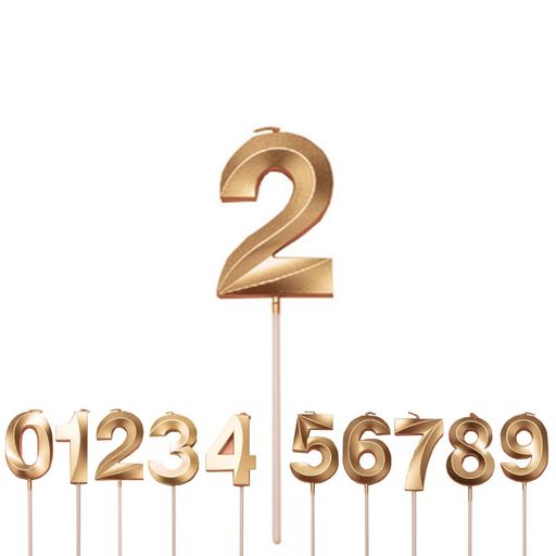 YIXINLYMY誕生日ろうそくお誕生日キャンドルおしゃれ数字バースデーキャンドル3D装飾記念日をお祝いし..