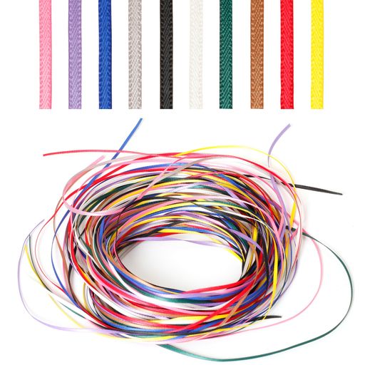 極小ドールリボンサテン2mm幅10色各3m両面サテンリボン手芸アクセサリーラッピングリボンDIY手作りハン..