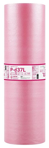 川上産業 プチプチ 緩衝材 ピンクプチ P-d37LピンクL 三層品 幅1200mmx全長42m ピンク