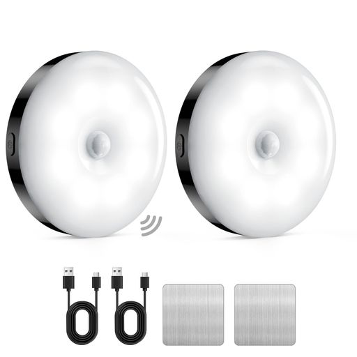 人感センサーライト室内ナイトランプベッドサイドラLEDセンサー照明USB充電式省エネ長寿命高感度高輝度..